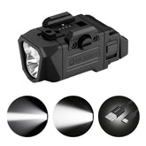 OLIGHT PL X frontal montada en riel, sujeción firme y acceso rápido