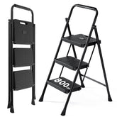 OLIXIS escalera frontal plegada compacta para almacenamiento fácil