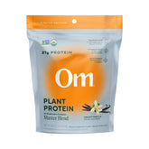 OM MUSHROOM SUPERFOOD envase frontal mostrando información clave y conveniencia