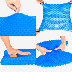 OMCOZY cojín colocado en silla de oficina ofreciendo soporte y postura estable