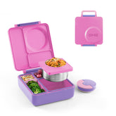 Omie OmieBox Unicorn Pink vista frontal mostrando cierre seguro y diseño infantil