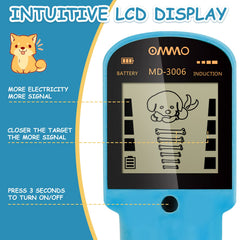 OMMO foldable search coil compact for travel, making the detector easy to store