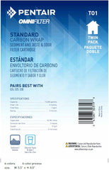 OMNIFilter TO1 beside ruler showing 10-inch size for correct fit and installation confidence