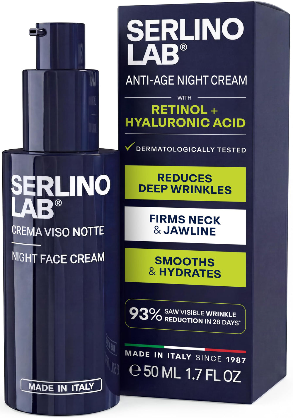Omnis Uomo frasco delantero mostrando diseño y volumen 50 ml, confianza visual