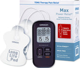 Omron Max Power Relief vista frontal con pantalla clara y controles intuitivos