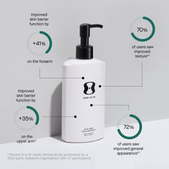 oneskin aplicación en brazo mostrando uso, beneficio calma e hidratación