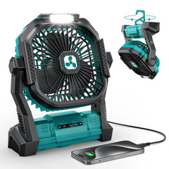 ONLYNEW frontal del ventilador mostrando diseño compacto y portabilidad