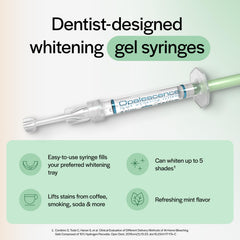 Opalescence detalle de jeringa con gel espeso para una aplicación controlada