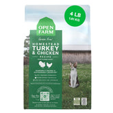 Open Farm frente del empaque mostrando marca y variedad, confianza y transparencia.