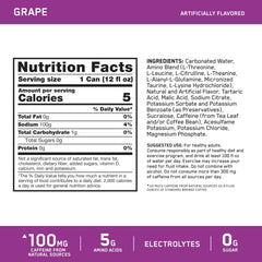 Optimum Nutrition lata abierta mostrando efervescencia y frescura