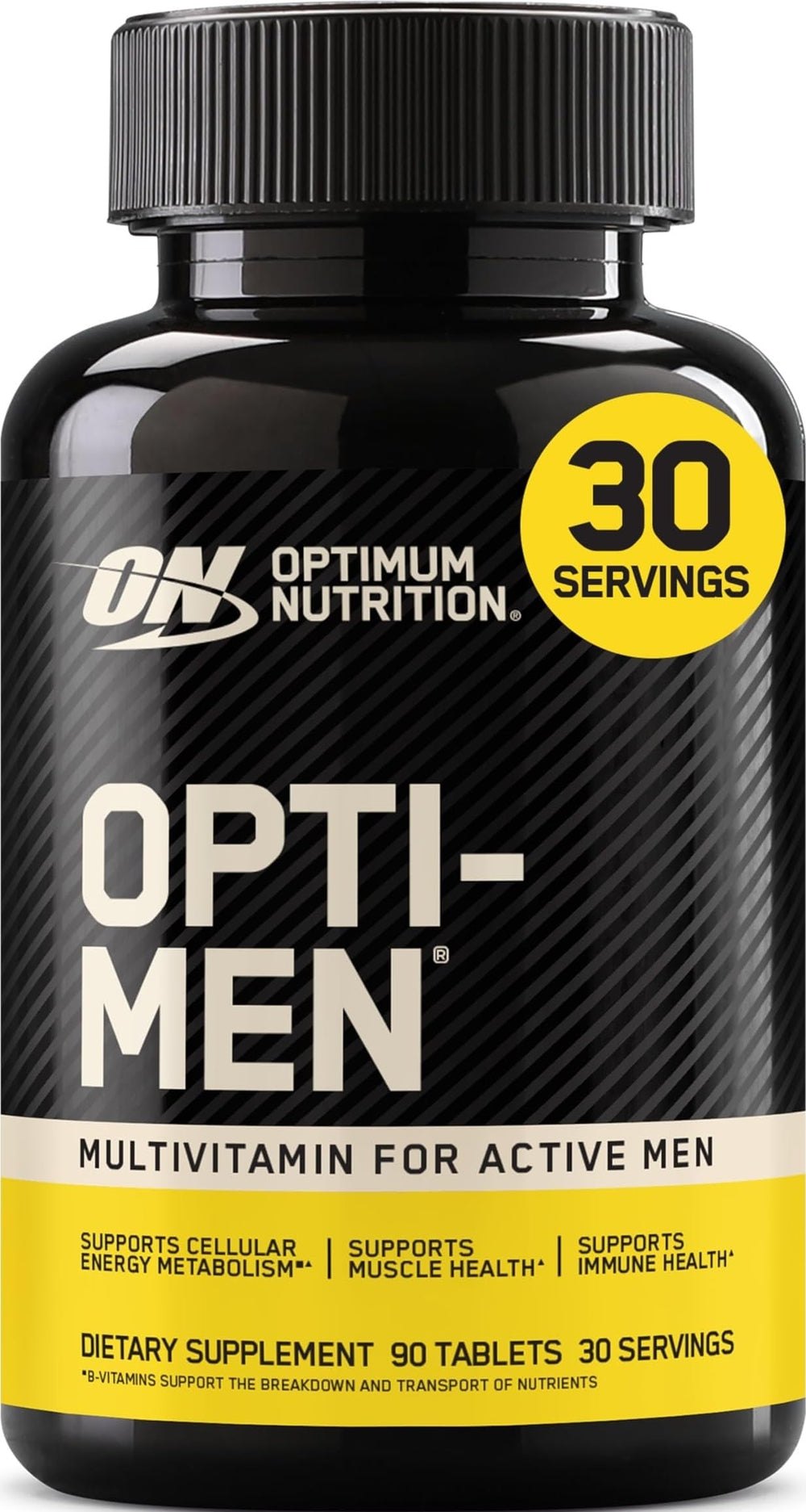 Optimum Nutrition envase frontal que muestra la presentación y beneficios