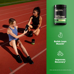 Optimum Nutrition primer plano de polvo micronizado, mezcla rápida