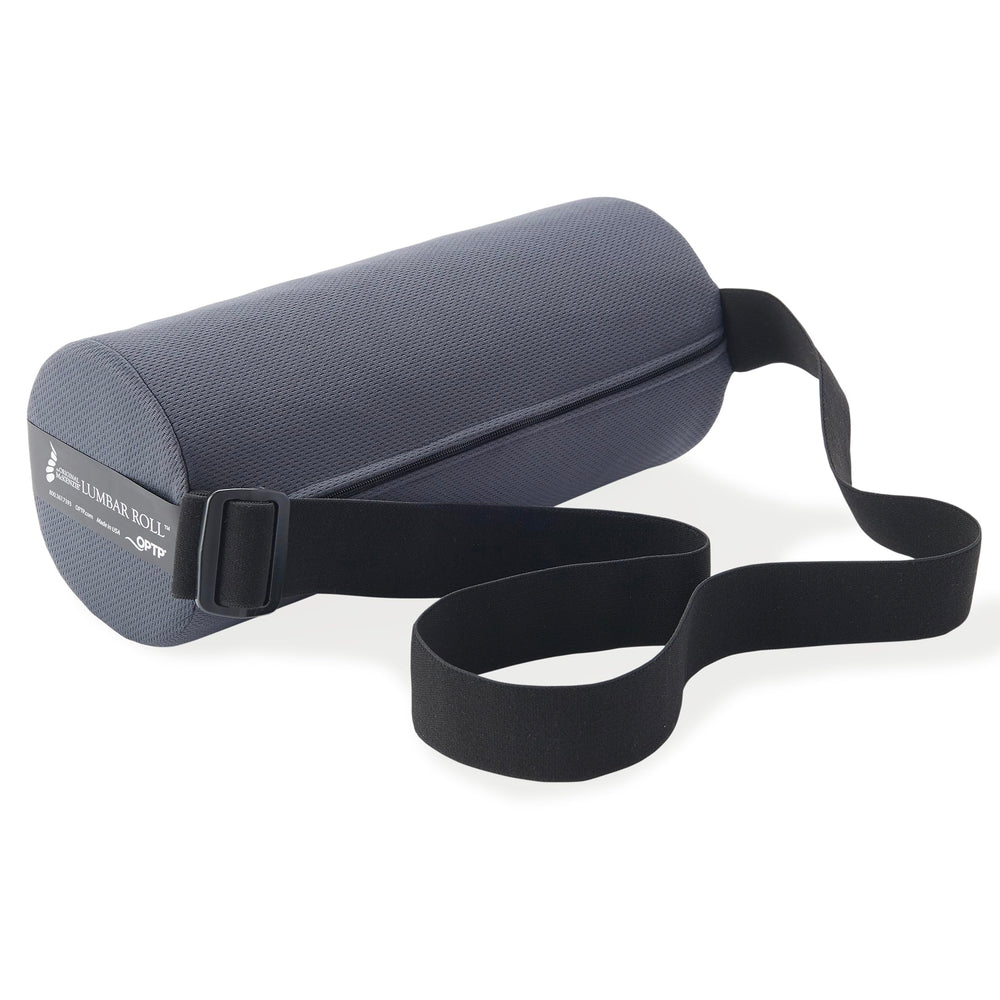 OPTP rodillo lumbar frontal mostrando forma y densidad para soporte