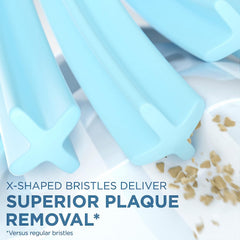 Oral-B comparación de tamaño del cabezal para acceso a molares y precisión