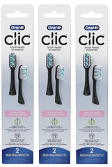 Oral-B cabezal frontal en empaque mostrando color negro y beneficio limpieza eficaz