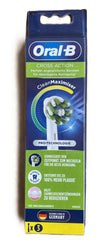 Oral-B cabezal CrossAction frontal paquete 3 muestra limpieza eficiente