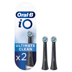 Oral-B imagen frontal del cabezal en color negro mostrando diseño