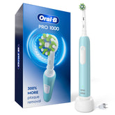 Oral-B frontal verde mostrando diseño ergonómico y limpieza eficaz
