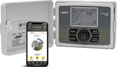 Orbit B-hyve front panel showing buttons and display for easy control