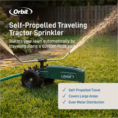 Orbit ruedas con clavos de tracción para movimiento estable en césped