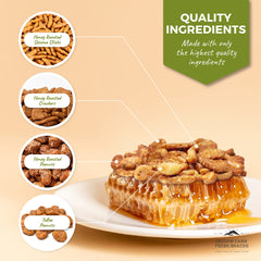 OREGON FARM FRESH SNACKS cacahuetes tostados textura crujiente visible