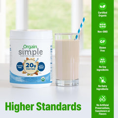 Orgain batido de vainilla listo en vaso, opción nutritiva y sabrosa