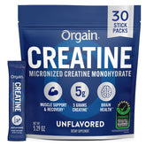 Orgain sobre frontal mostrando el paquete y beneficios de portabilidad