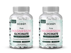 Organics Ocean frasco delantero mostrando diseño y cantidad, favorece confianza