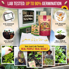 Organo Republic sobres individuales craft mostrando variedad y control de siembra