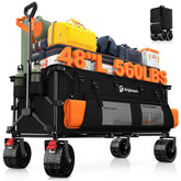 Originsure wagon front view showing sturdy frame and roomy cargo