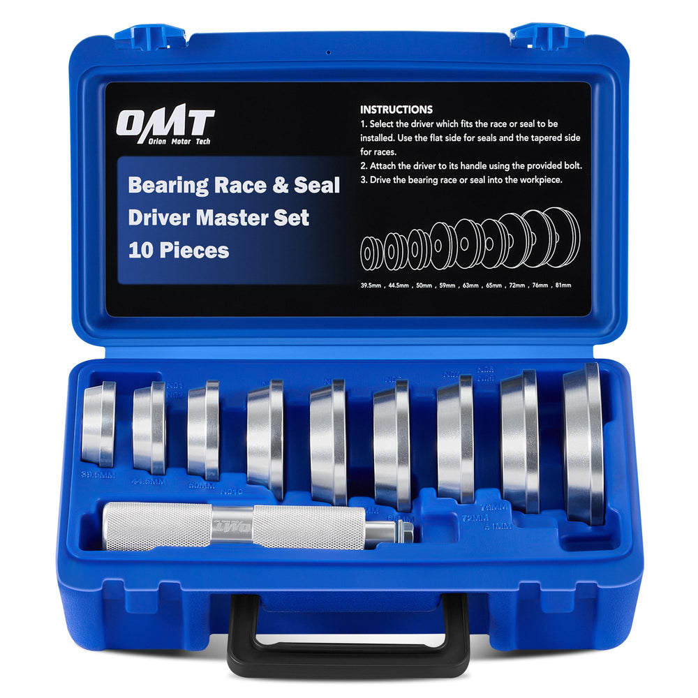 Orion Motor Tech vista frontal del empaque que muestra el kit y beneficio de organización