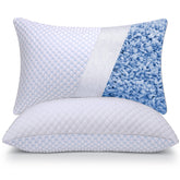 OSBED vista frontal pack de 2 almohadas Queen con funda doble para confort