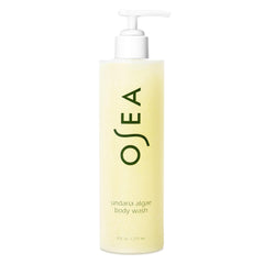 OSEA botella frente del empaque mostrando diseño y tamaño práctico