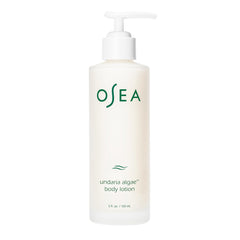 OSEA envase frontal de loción Undaria mostrando diseño y beneficio hidratante