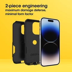 OtterBox primer plano de textura y doble capa para mayor defensa