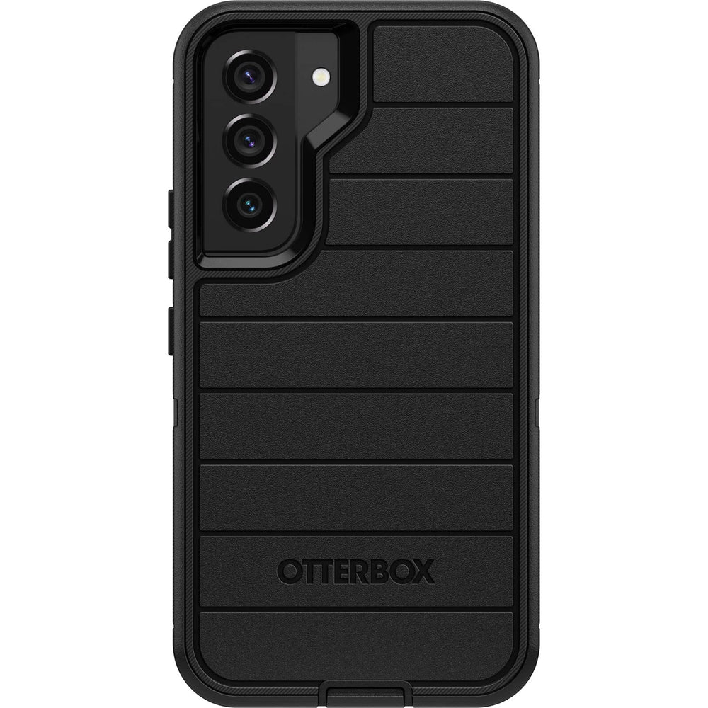 OtterBox Defender Series frontal en Fort Blue mostrando ajuste perfecto y protección