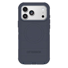 OtterBox Defender Pro frontal azul mostrando ajuste preciso y protección