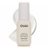 OUAI envase frontal tamaño viaje mostrando diseño y uso práctico