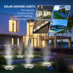 OULONGER primer plano de los 8 LED que proporciona luz amplia y clara
