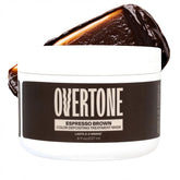 oVertone frente del envase mostrando el tono espresso y marca clara