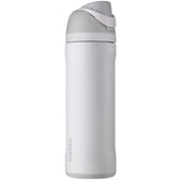 Owala FreeSip vista frontal color Shy Marshmallow, diseño atractivo y práctico