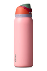 Owala FreeSip vista frontal 40 oz con diseño colorido y gran capacidad
