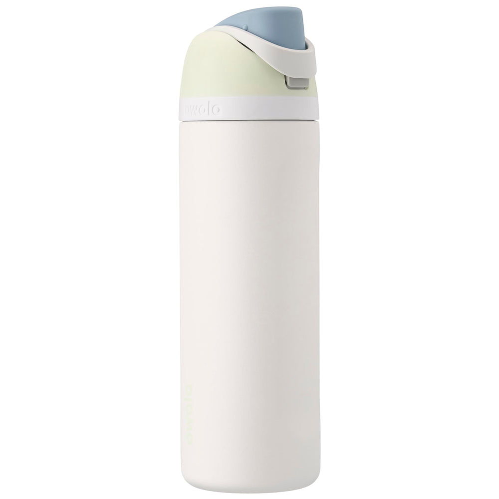 Owala botella FreeSip frontal 24 oz Iced Breeze mostrando diseño y color