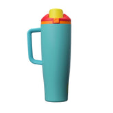 Owala FreeSip vista frontal de la botella 40 oz mostrando color Summer Sweetness y capacidad