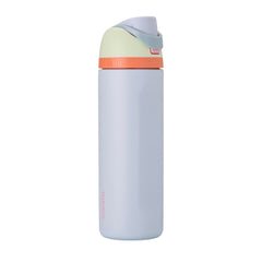 Owala FreeSip vista frontal con diseño Beach House y capacidad 24 oz, apariencia moderna y colorida
