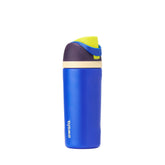 Owala bottle front view shows celestial design and kid-friendly size benefits