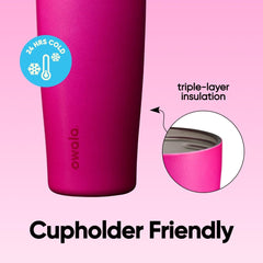Owala FreeSip Sway boca ancha con cubitos de hielo para fácil llenado