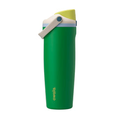 Owala FreeSip Sway frente mostrando color Putting Green y capacidad 30 oz