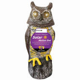 Owlsome búho de jardín frontal con apariencia realista y protección visual