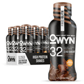 OWYN batido chocolate frontal mostrando etiqueta y proteína vegetal